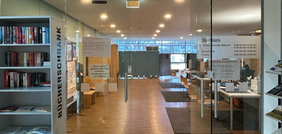 Eingang von Stadtbüro Walldorf