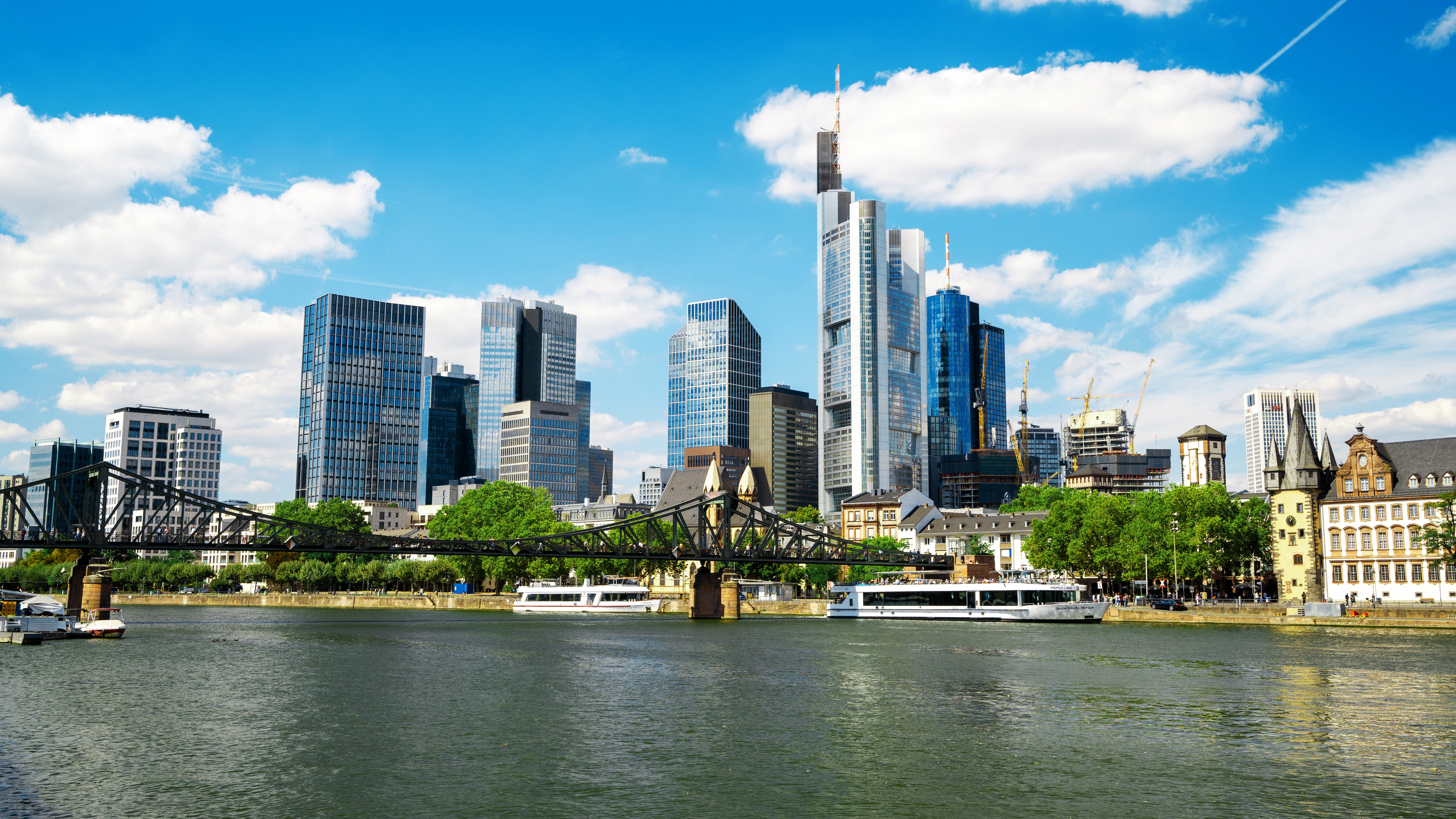 Cityscape of Frankfurt downtown, Germany Cityscape of Frankfurt downtown, Germany