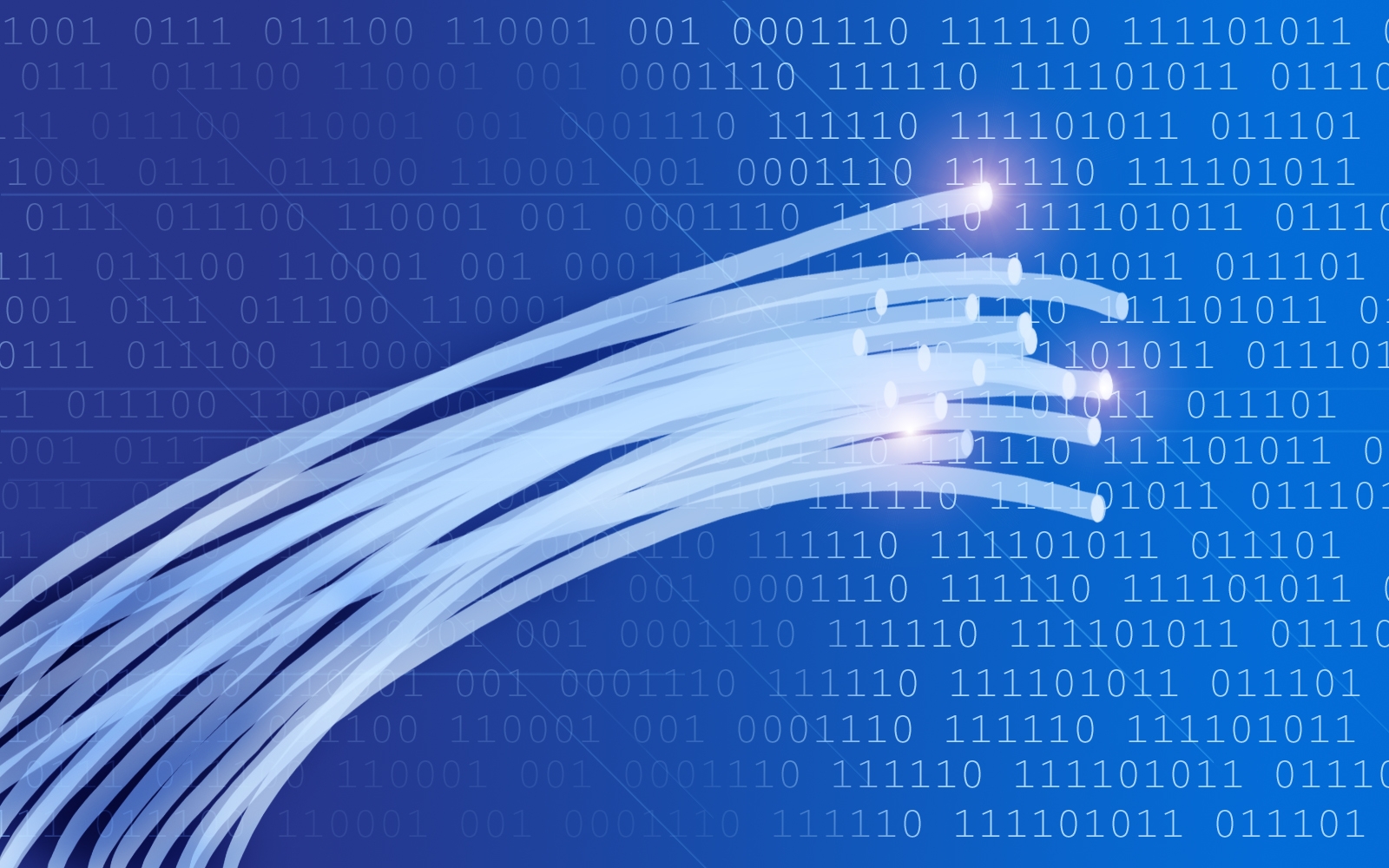 Leuchtende Glasfaserkabel