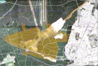 Karte von dem Naturschutzgebiet Mönchbruch von Mörfelden und Rüsselsheim