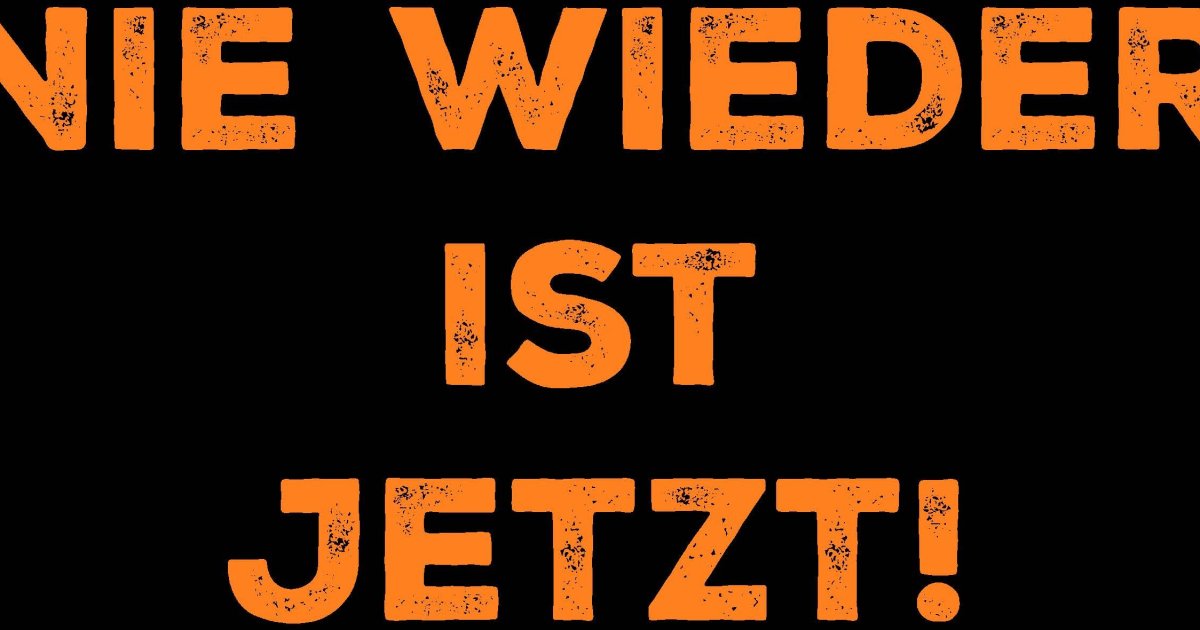 Nie wieder ist jetzt Kundgebung für Demokratie und gegen Rechtsextremismus Startseite