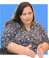 Auf dem Bild ist Marija Krizan, Diplom-Pädagogin bei der städtischen Jugendförderung, zu sehen.