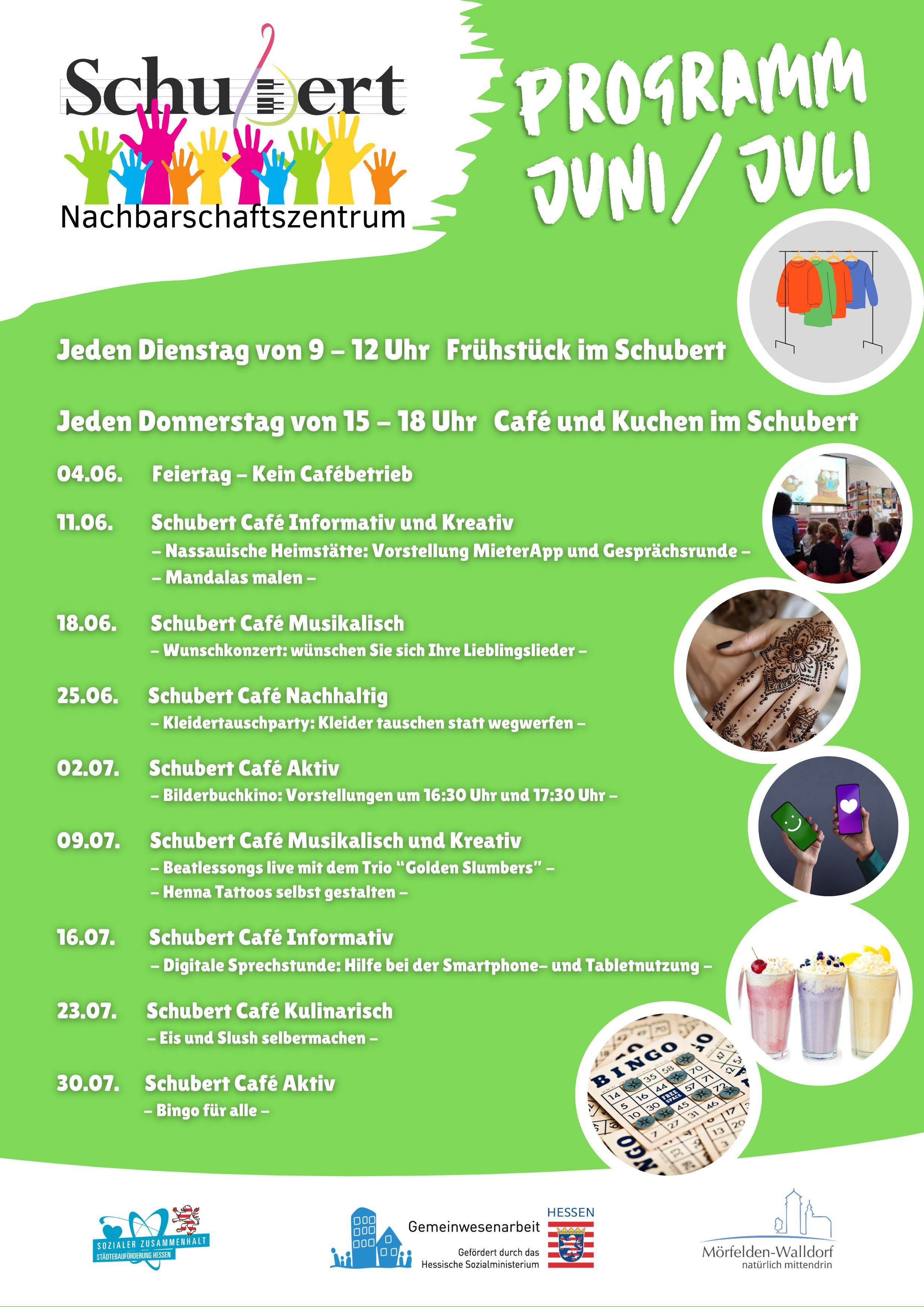 NZ Schubert Juni/Juli Programm - 1 NZ Schubert Juni/Juli Programm - 1